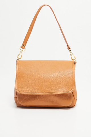 Sac à main en cuir Lya - Camel
