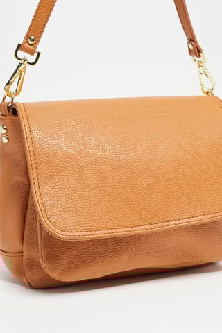 Sac à main en cuir Lya - Camel