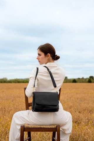 Sac porté épaule Lya - Noir