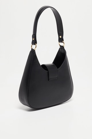 Sac porté épaule en cuir Inaya - Noir