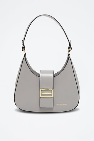 Sac porté épaule en cuir Inaya - Gris