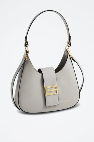 Sac porté épaule en cuir Inaya - Gris