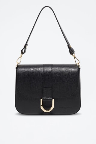 Sac porté épaule en cuir Nael - Noir