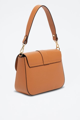Sac porté épaule en cuir Nael - Camel