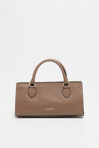 Sac à main en cuir Alexine - Taupe