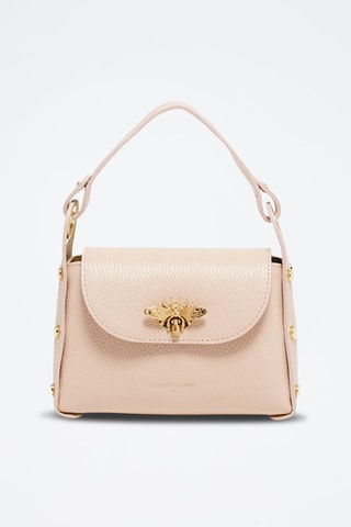 Sac porté épaule en cuir Noemi - Nude