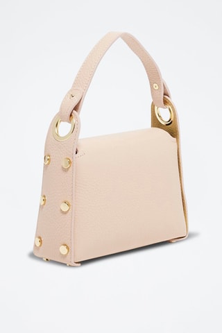 Sac porté épaule en cuir Noemi - Nude