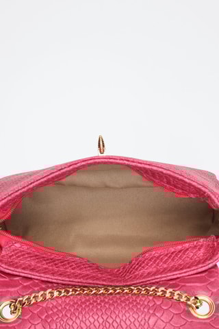 Sac bandoulière en cuir Hera - Fuchsia