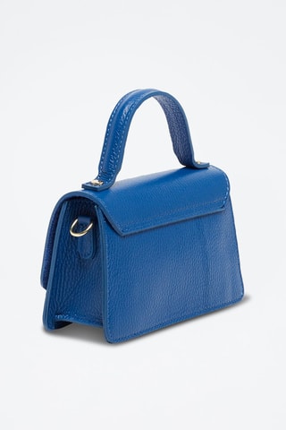 Sac à main en cuir Lily - Bleu