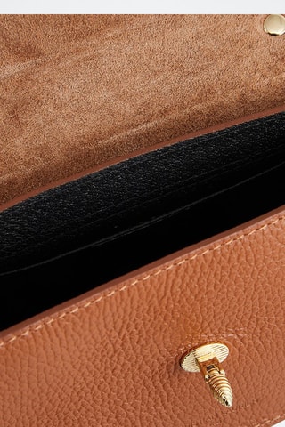 Sac bandoulière en cuir Lily - Camel