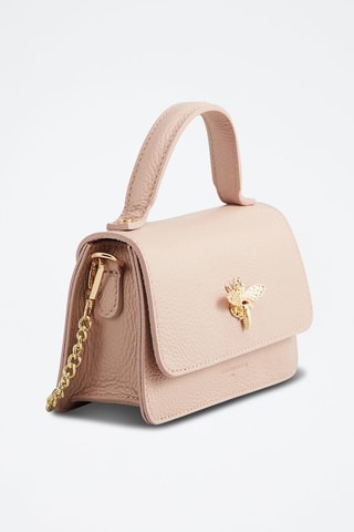 Sac bandoulière en cuir Lily - Nude