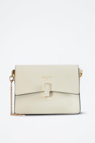 Sac bandoulière en cuir Mini Emma - Blanc