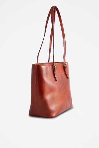 Cabas en cuir Jesy - Marron