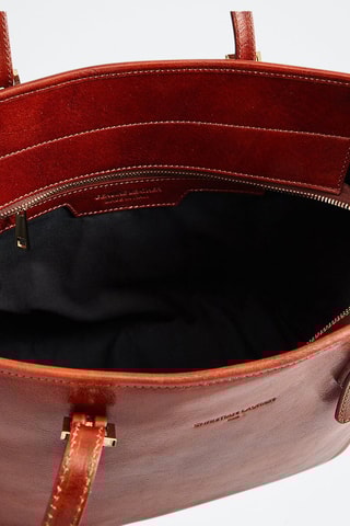Cabas en cuir Jesy - Marron