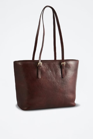 Cabas en cuir Jesy - Marron