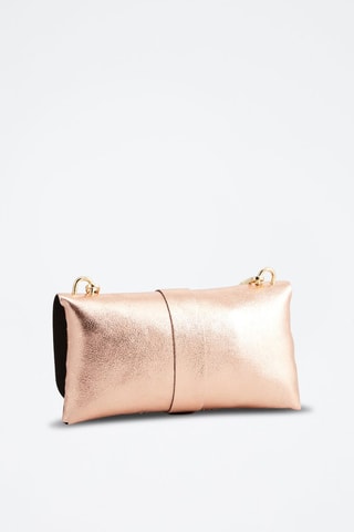 Sac bandoulière en cuir IvyDoré rose - Rose et doré