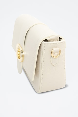 Sac bandoulière en cuir Aria - Blanc