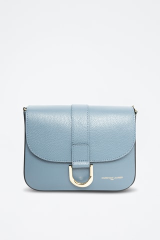 Sac porté épaule en cuir Nael - Ciel