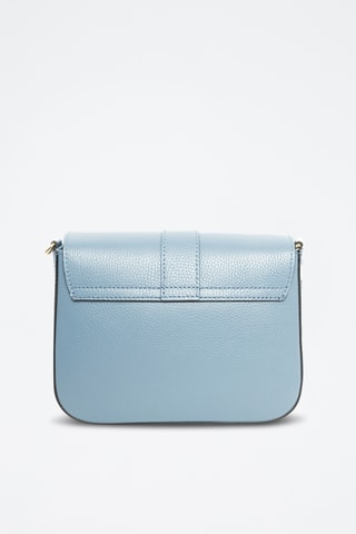 Sac porté épaule en cuir Nael - Ciel