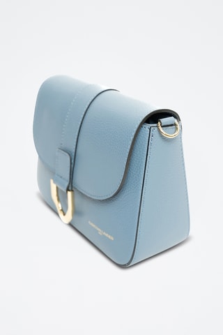 Sac porté épaule en cuir Nael - Ciel