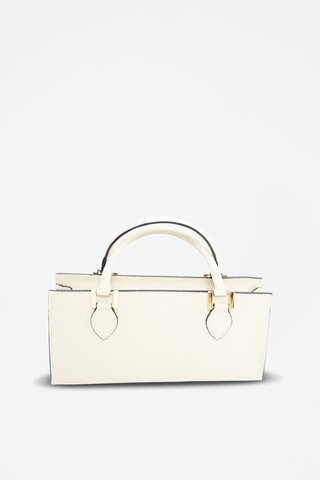 Sac à main en cuir Alexine - Beige