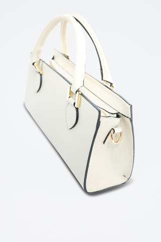 Sac à main en cuir Alexine - Beige