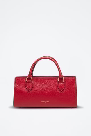 Sac à main en cuir Alexine - Bordeaux