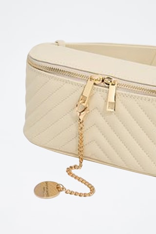 Sac banane en cuir Manel - Beige