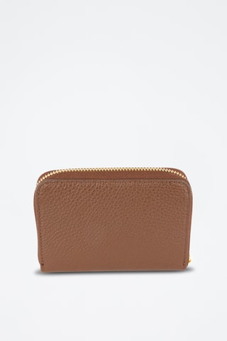 Portefeuille en cuir Jaida - Marron