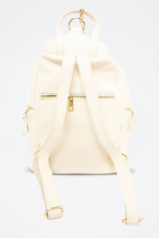 Sac à dos en cuir Racha - Blanc