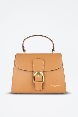 Sac bandoulière en cuir Allana - Camel