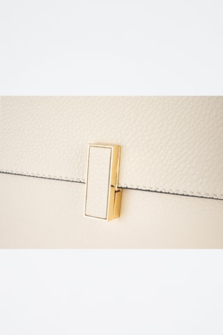 Sac bandoulière en cuir Ciara - Beige