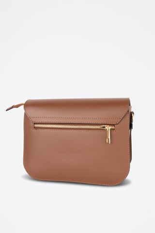 Sac bandoulière en cuir Roma - Marron
