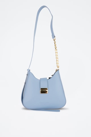 Sac bandoulière en cuir Hely  - Ciel