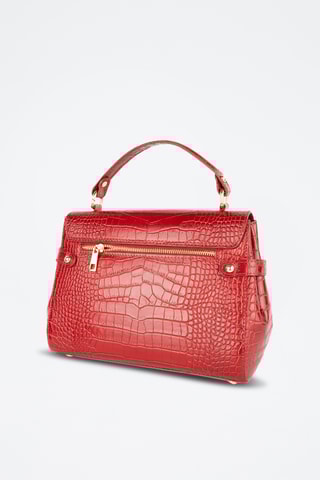 Sac à main en cuir Swan - Rouge