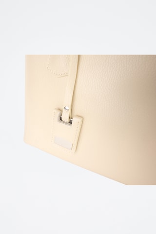 Sac à main en cuir Pia - Blanc