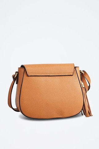 Sac bandoulière en cuir Ina - Marron