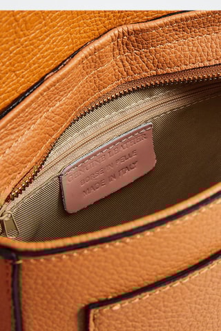 Sac bandoulière en cuir Ina - Marron