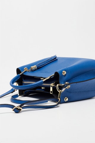Sac à main en cuir Lamy - Bleu