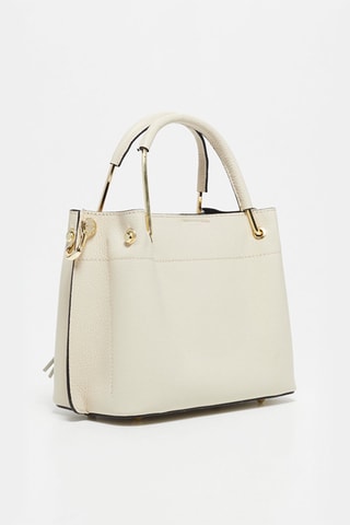 Sac à main en cuir Lamy - Nude