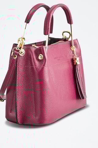 Sac à main en cuir Lamy - Violet