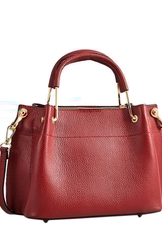 Sac à main en cuir Lamy - Rouge