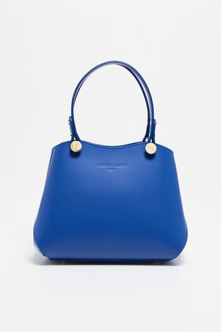 Sac à main en cuir Kiara - Bleu