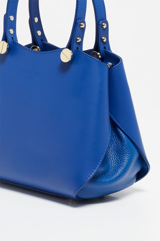 Sac à main en cuir Kiara - Bleu