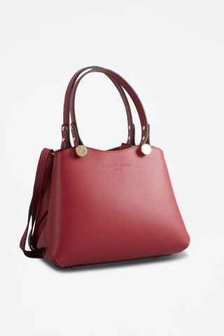 Sac à main en cuir Kiara - Rouge