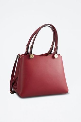 Sac à main en cuir Kiara - Rouge