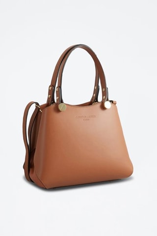 Sac à main en cuir Kiara - Marron