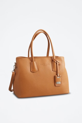 Sac à main en cuir Pia - Marron