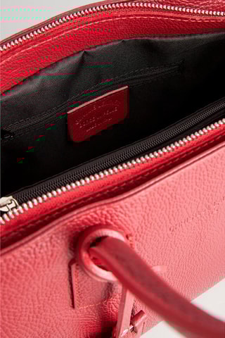 Sac à main en cuir Pia - Rouge