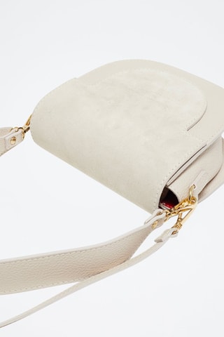 Sac bandoulière en cuir Lexa - Beige